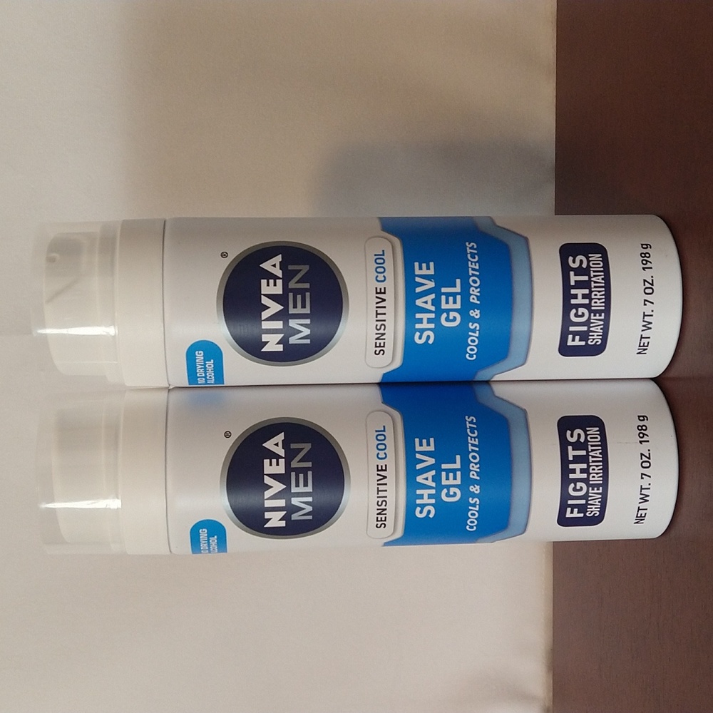 Nivea Men Shave Gel Sensitive Cool 2 7oz Bottles
